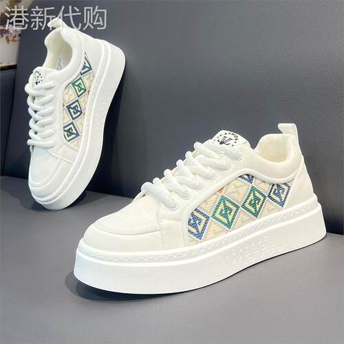 ZaSaFran！男鞋夏季新款透气网面板鞋子软底复古印花轻便潮流板鞋