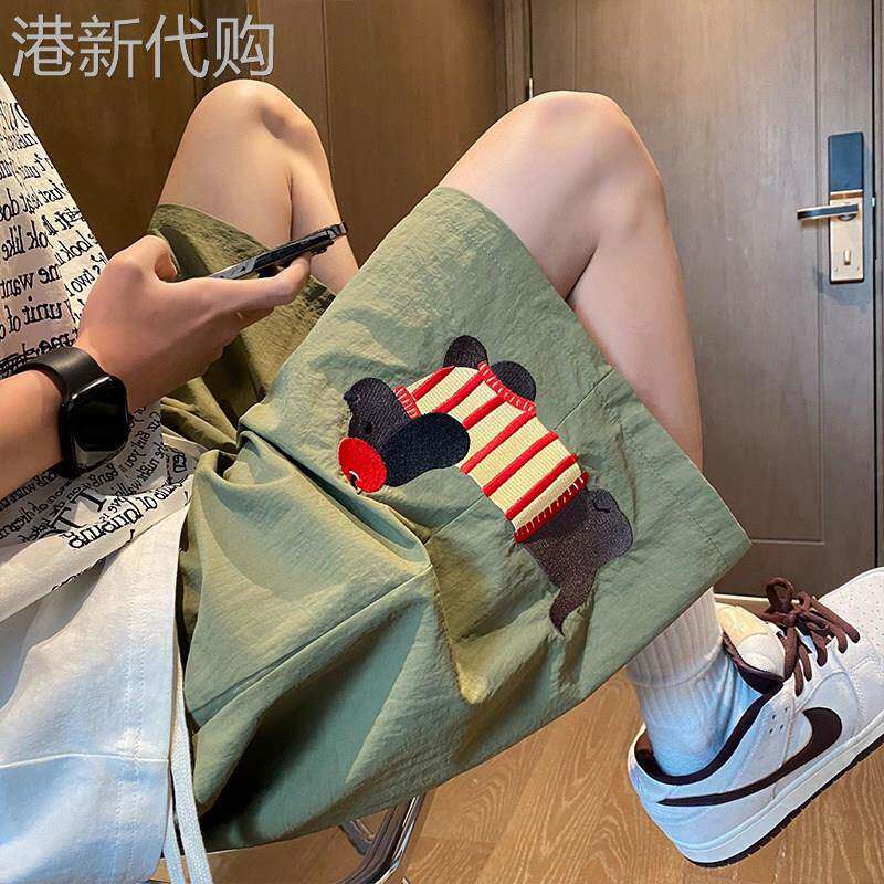 速干运动短裤女夏季薄款2026新款大码显瘦小个子休闲阔腿五分中裤