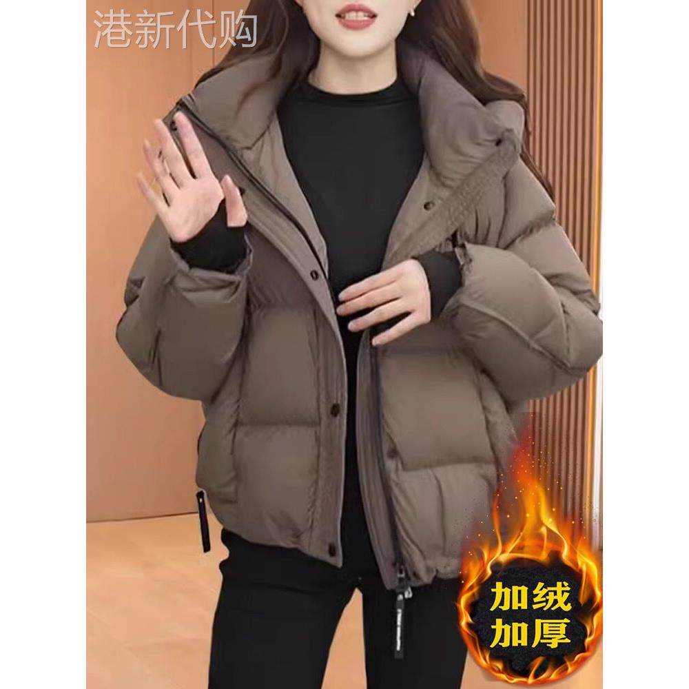 羽绒棉服女短款不显臃肿棉衣冬季爆款时尚洋气夹棉加厚小棉袄外套