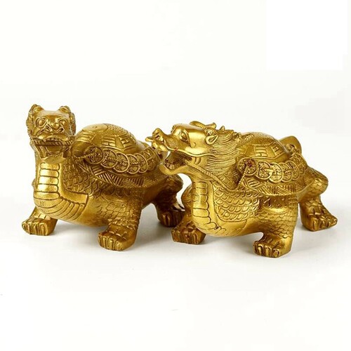 全铜龙龟摆件家居装饰品