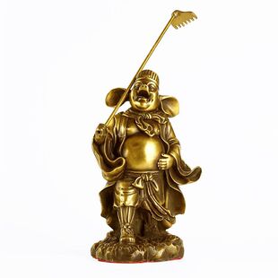 纯铜猪八戒摆件天蓬元帅铜像生肖猪铜猪工艺品家居装饰品中式