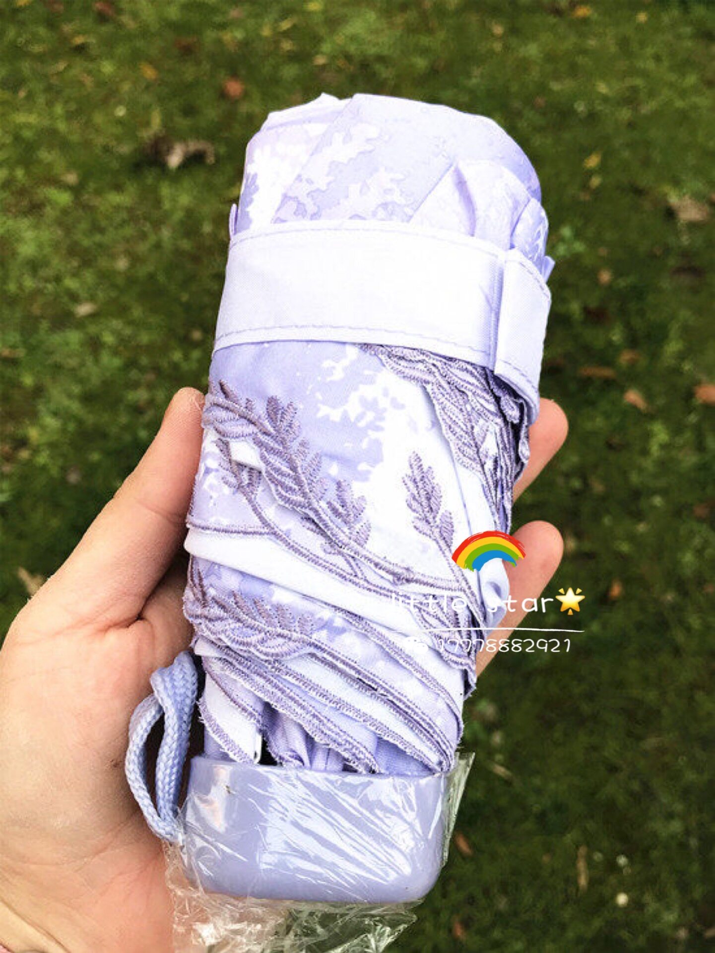 现货包邮 星巴克漫天薰衣草紫色防紫外线折叠雨伞|ruв категории начало ежедневно, зонтик/дождь/дождь/водостойкость, зонтик - от Buy2taobao.com для оказания профессиональной услуги покупки агента Taobao