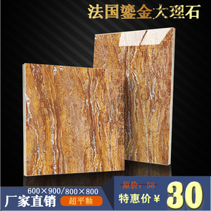 大理石抛釉瓷砖800X800客厅卧室地板砖背景墙砖600×900法国流金