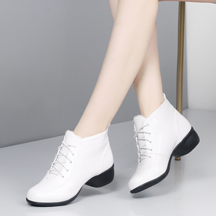 2025新款冬季广场舞鞋女软底加绒舞蹈鞋透气水兵舞中老年跳舞鞋