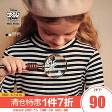 minipeace童装女童长袖迪士尼t恤1