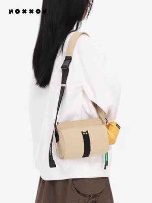 NOXXON偌闪卡其色猫咪轻奢小众包包通勤百搭轻便腋下包单肩斜挎包