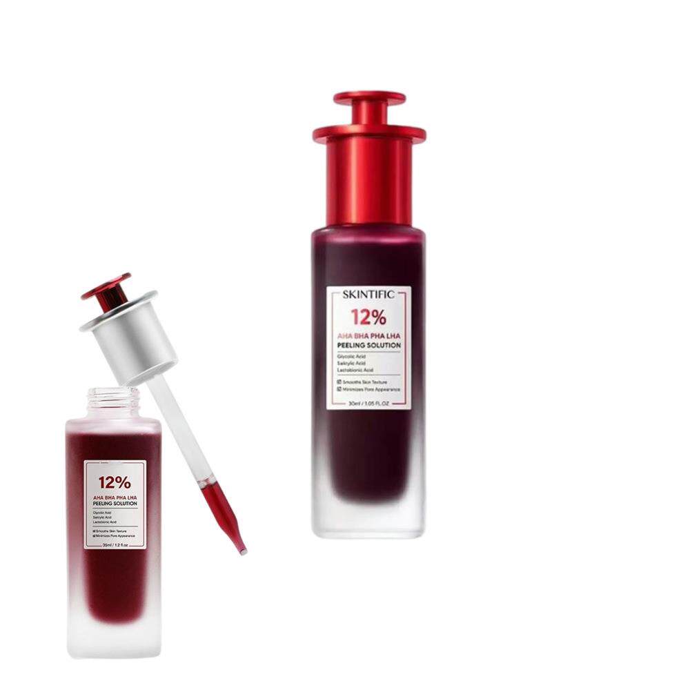 现货12% АHА ВHA PHA LHA Peeling Solution Serum 去角质精华