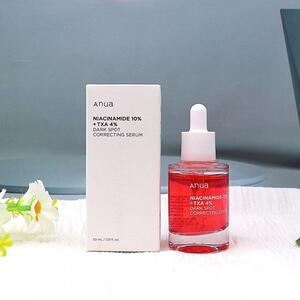 跨境Anua10%+4%精华30m红色液态Niacinamide/10/TXA/4/