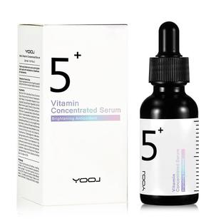 跨境热销No.5+Vitamin Concentrated Serum补水保湿维生素C精华液