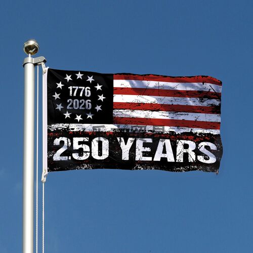 USA America 250 years Flag 美国250周年旗帜 涤沦 数码印刷