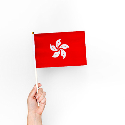 手持小旗帜香港手摇旗