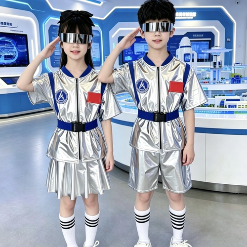 六一儿童演出服AI未来科技舞蹈服