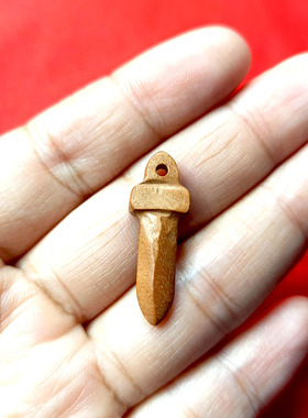 桃木剑正品婴儿童宝宝斧头剑手工红绳编织DIY配件饰品配饰宝宝