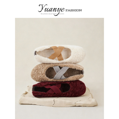 精选●手工真皮毛毛鞋！