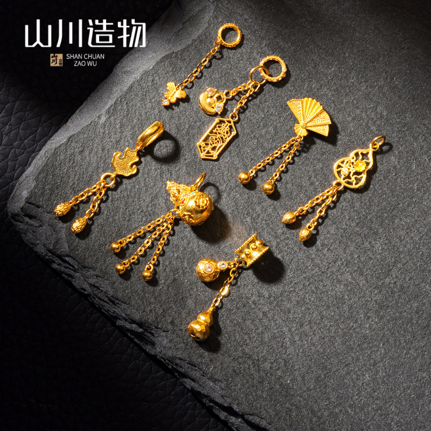 18K金配件diy吊坠提溜扣头延长链