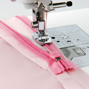 brother日本兄弟家用电动多功能缝纫机原装配件隐形拉链压脚缝制