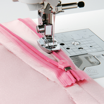 brother日本兄弟家用电动多功能缝纫机原装配件隐形拉链压脚缝制