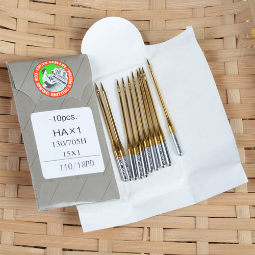 日本Organ风琴HAx1 镀钛耐磨金针缝纫机针进口缝纫机家用防热断线