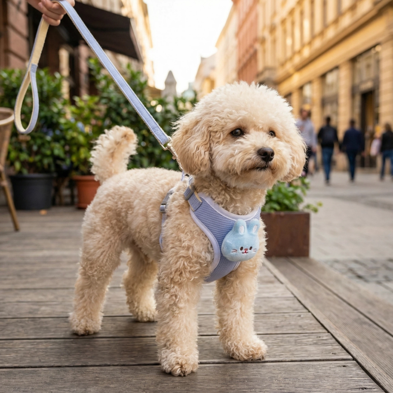 狗狗牵引绳遛狗绳子胸背式狗链子中小型犬泰迪比熊专用外出胸背带
