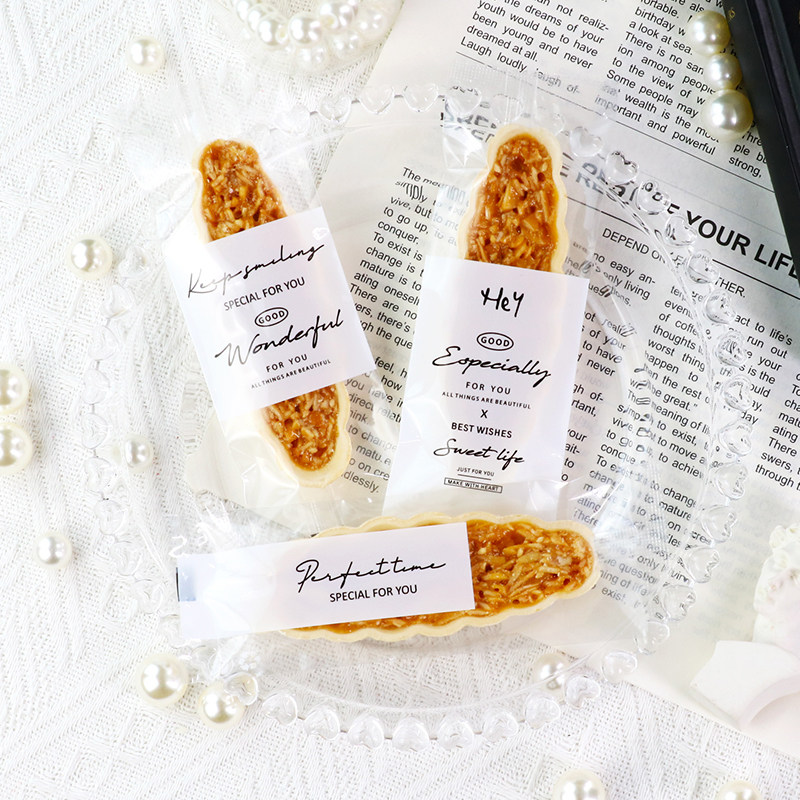 原创网红糯米船包装袋透明密封船型焦糖杏仁家用烘焙食品专用袋子