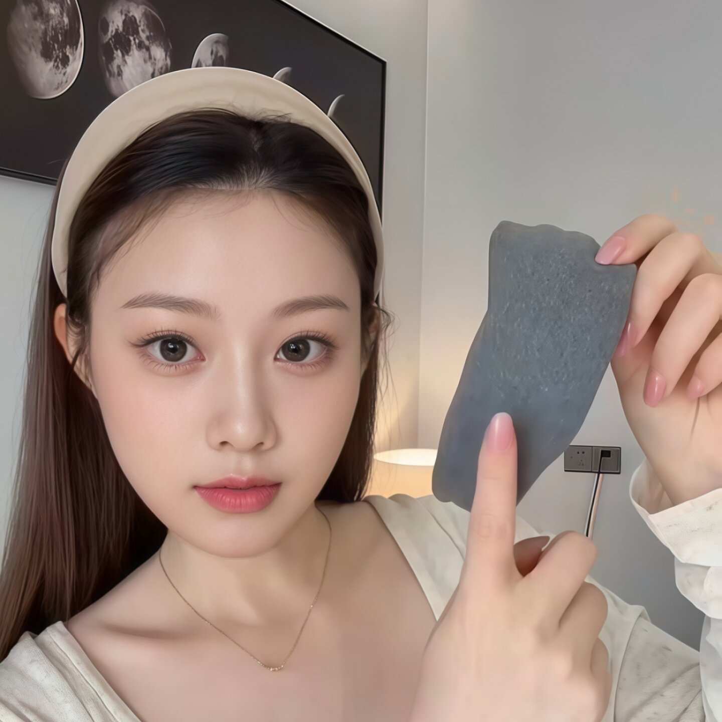 日常外戴宽边发箍女2026新款压发高颅顶灰色洗脸发带发夹发箍发饰