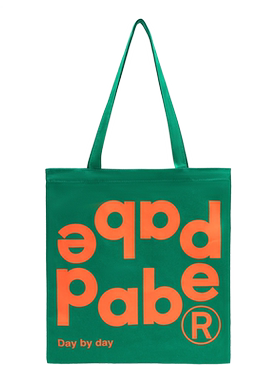 PabePabe 品牌撞色帆布袋 大容量 简约通勤设计