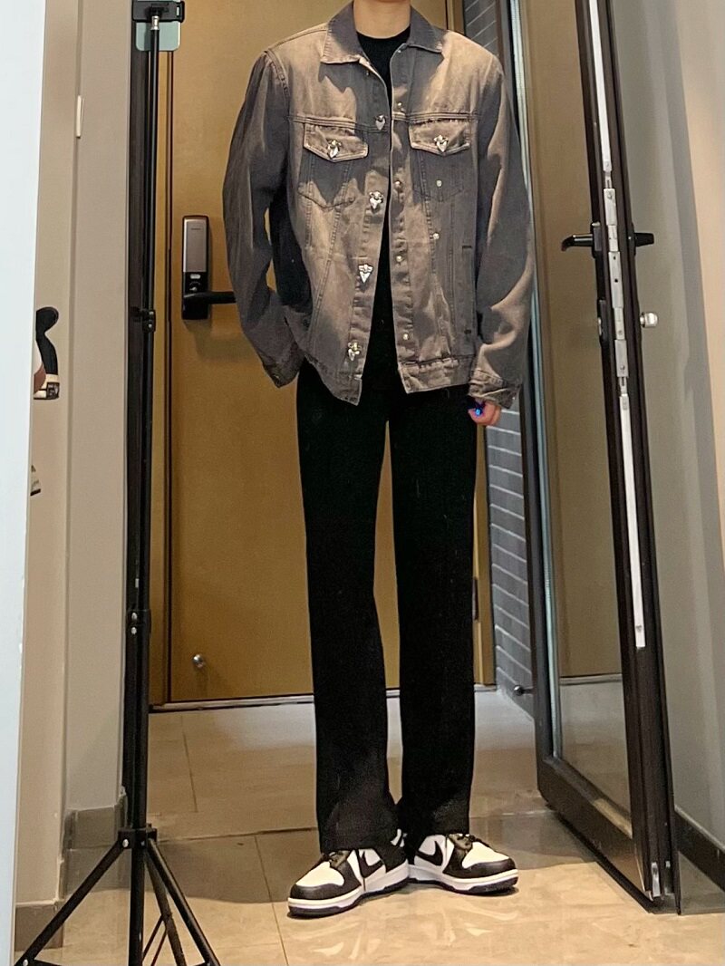 GZ SHOP 四季韩版直筒休休闲裤