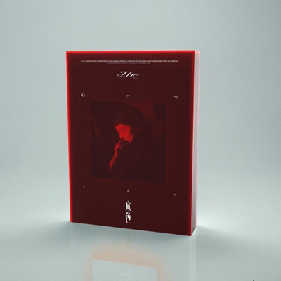 正版 何洁专辑 底色 CD唱片+写真卡+贴纸+海报 J.He - Desire