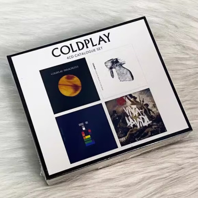 正版 酷玩乐队套装专辑 X&Y 心血来潮 降落伞 Coldplay 4CD唱片