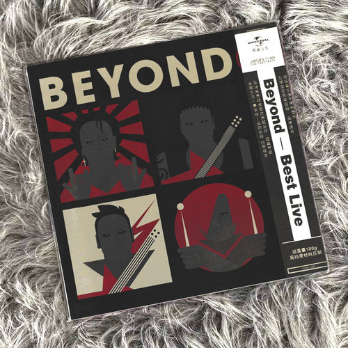 正版 黄家驹 beyond Best Live最佳现场经典怀旧歌曲12寸黑胶唱片