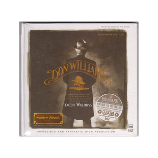 正版 Don Williams 当威廉姆斯 白金版 CD唱片