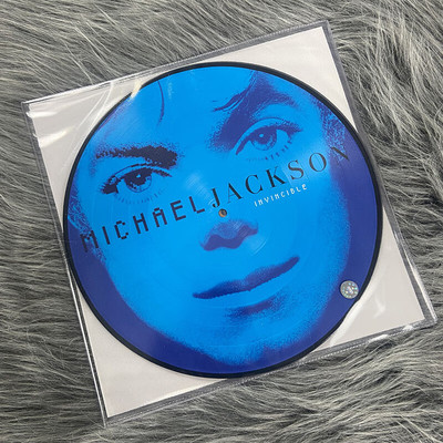 正版 迈克尔杰克逊 无敌 Michael Jackson 图案胶 2LP黑胶唱片