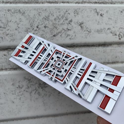 适用特斯拉tesla Model3 Y S X字标后尾标车标贴PLAID改装外饰贴