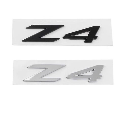 适用于宝马Z4后尾标后备箱字标尾门标标志车贴改装黑色字母标标牌