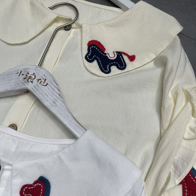 日系减龄娃娃领衬衫06