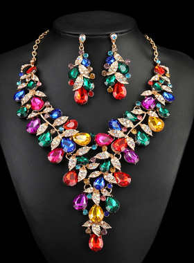 时尚摄影礼服舞台配饰品锁骨链