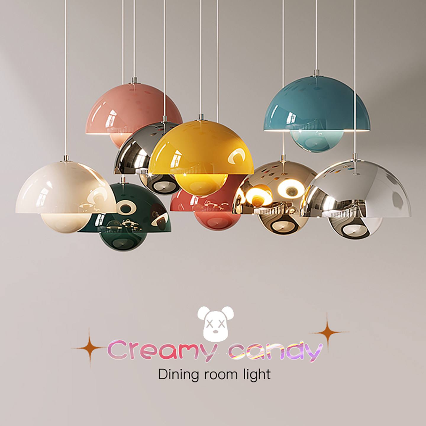 丹麦花苞餐厅吊灯吧台卧室床头简约现代网红过道北欧奶油风小吊灯,家装灯饰光源,床头/玄关/吧台/过道吊灯,淘宝优惠券,粉丝福利购,淘宝优惠卷