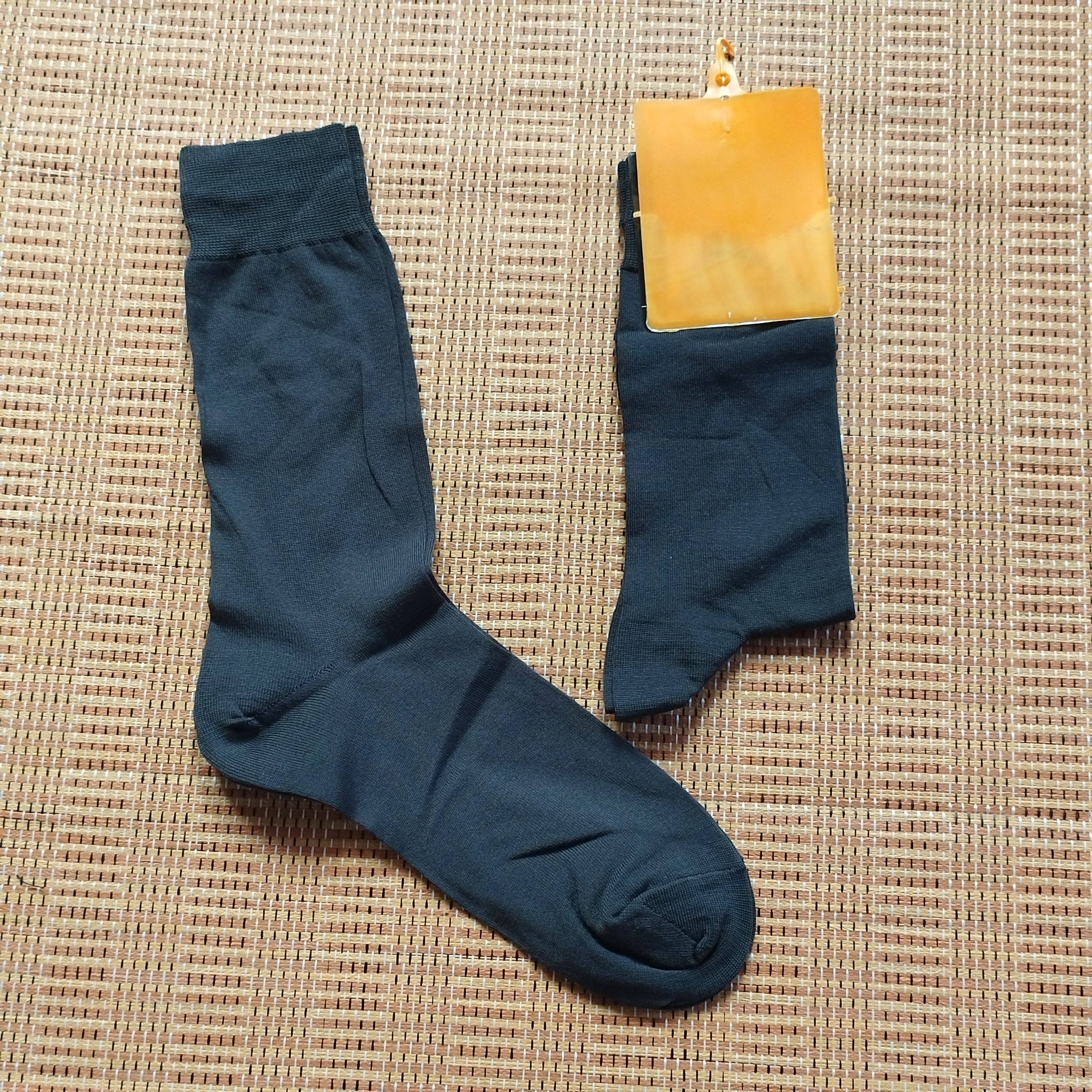 商务男袜丝光棉高筒纯棉