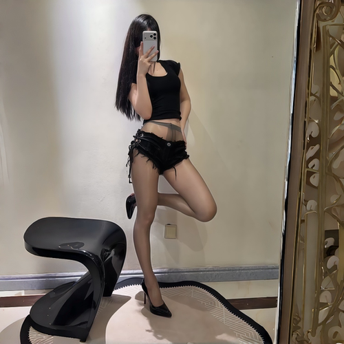 极光T裆连裤袜性感丝袜3D超薄透明丝滑无痕腰男女同款免脱黑丝