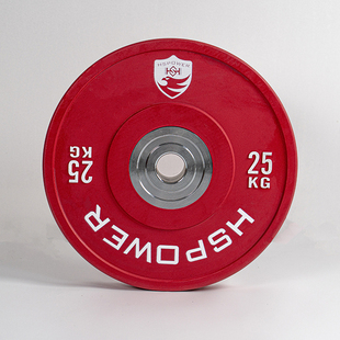 悍苏体育 全胶杠铃片 天然彩色橡胶竞技片 奥片举重夜鹰胶片