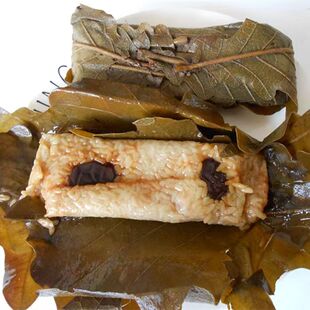 山东诸城糯米黏米大米红枣槲叶菠萝叶粽子现包加冰发货方粽长粽