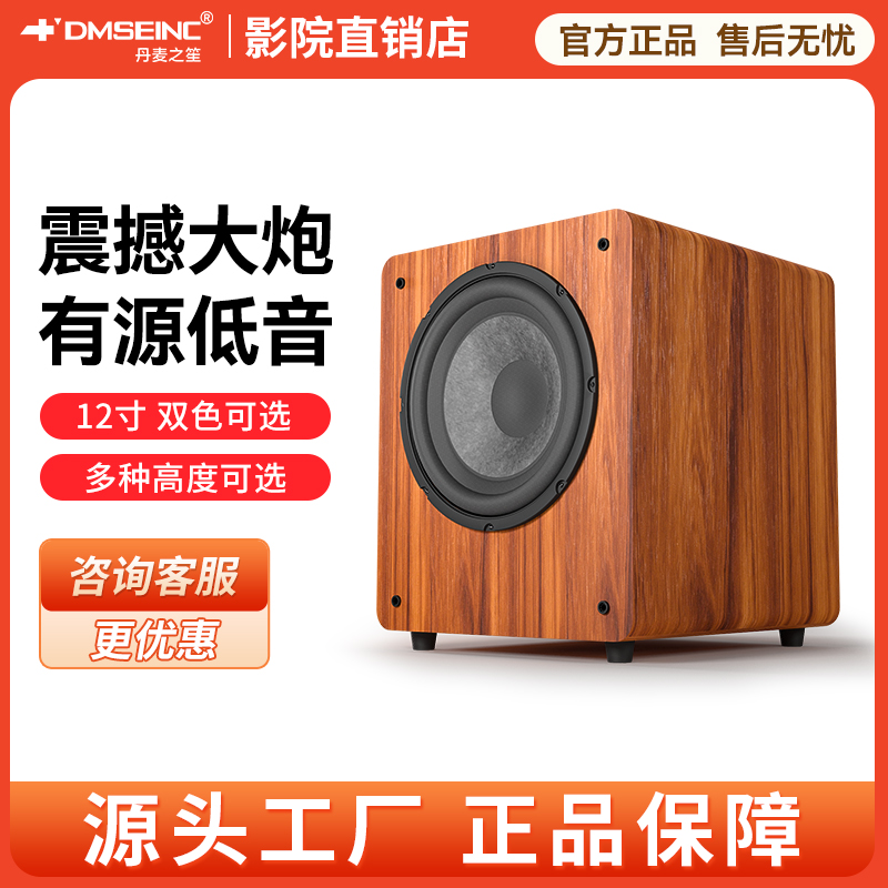 DMSEINC V20有源低音炮 家庭影院 超重低音音箱 12寸超大功率大炮