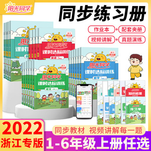 浙江专版阳光同学课时达标练习册