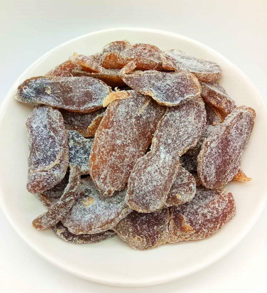 包邮红糖姜片干即食泡水正宗手工红姜片  话梅姜片干零食广东特产