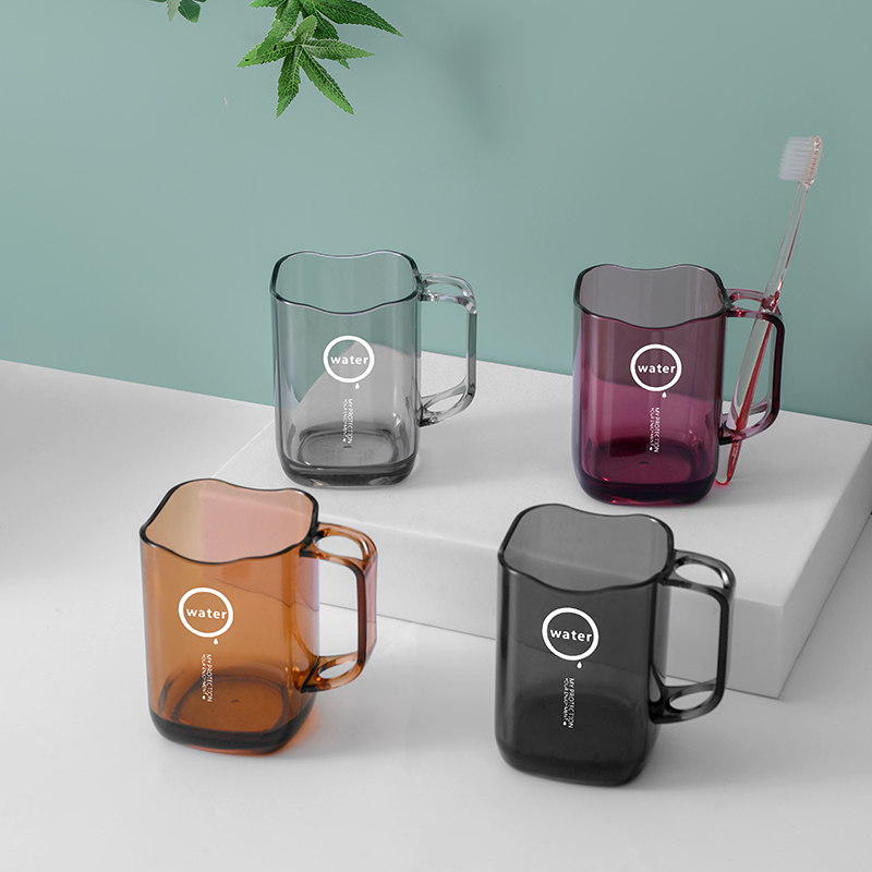 漱口杯刷牙杯特厚高颜值情侣轻奢