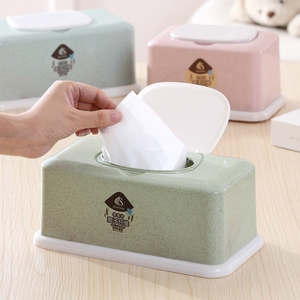 小麦北欧式塑料纸巾盒