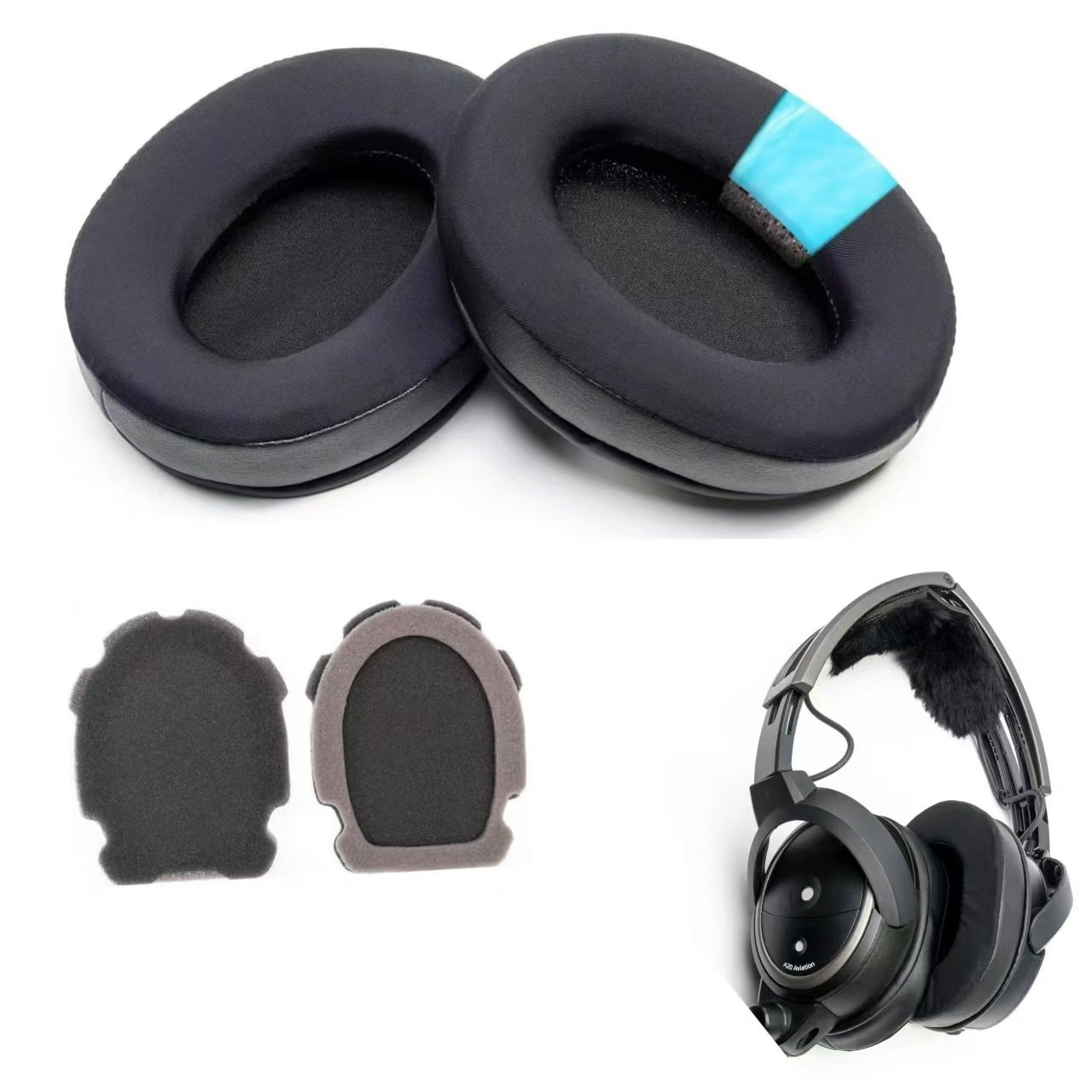 凝胶冰感适用于BOSE 博士 Aviation Headset X A10 A20 A30耳机套