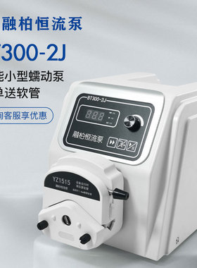 定制BT300-2J+YZ1515调速型蠕动泵≤1140mL/min实验室分液泵