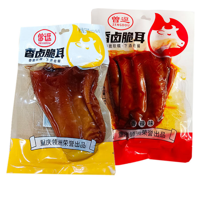 香卤脆耳158g香脆软糯熟食卤味真空开袋即食下酒菜休闲小吃包邮