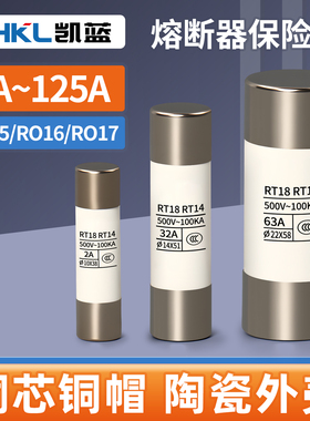 R015熔断器芯子10X38陶瓷保险丝管RO15 16 17熔芯RT18 10 32A500V